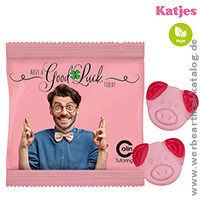 Katjes Fred Ferkel - Marken Süßigkeiten als Werbeartikel mit Ihrem Logo!